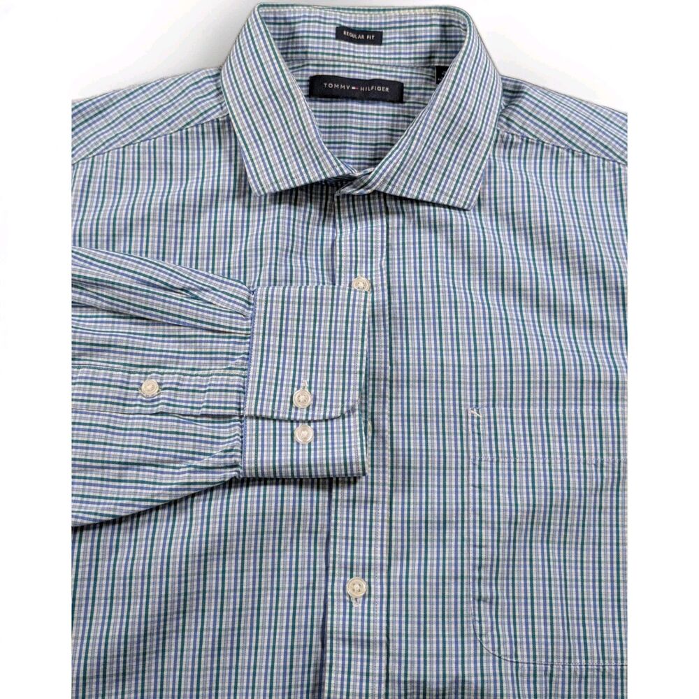 Preppy Grandpa Core Shirt Men's L  Button Up Long Sleeve Classic Plaid